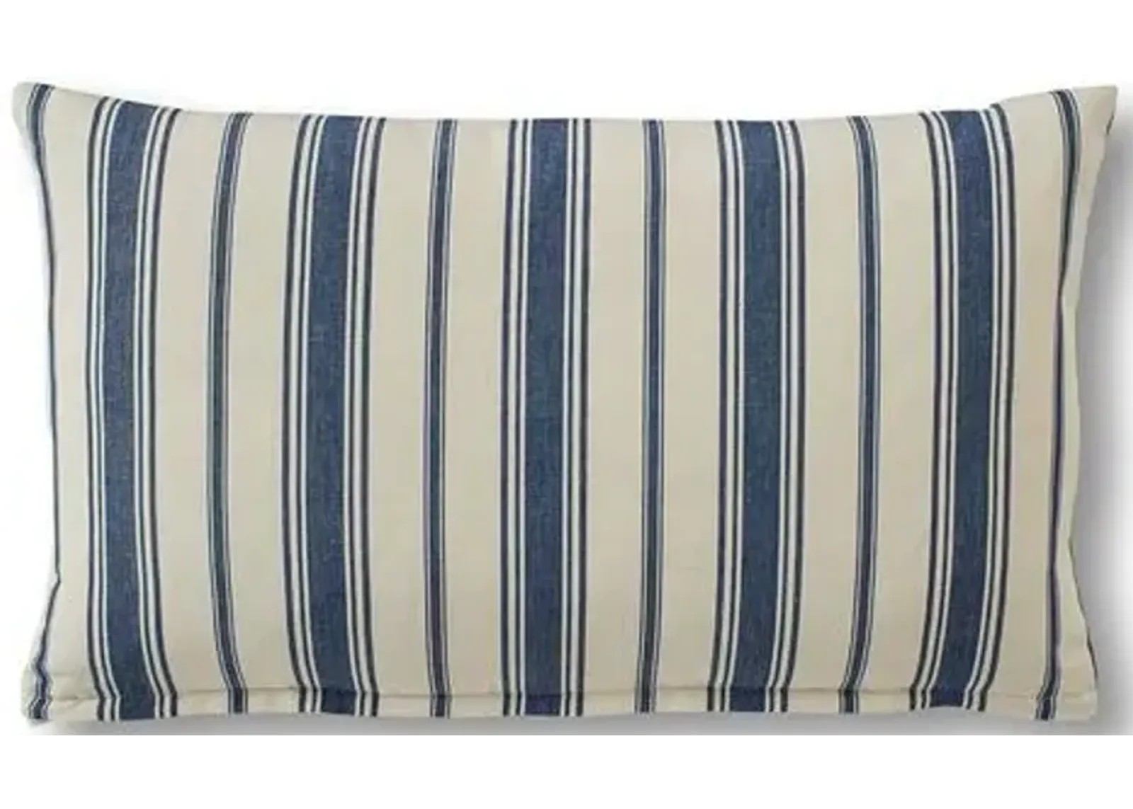 Nessa Lumbar Pillow - Royal Blue Stripe