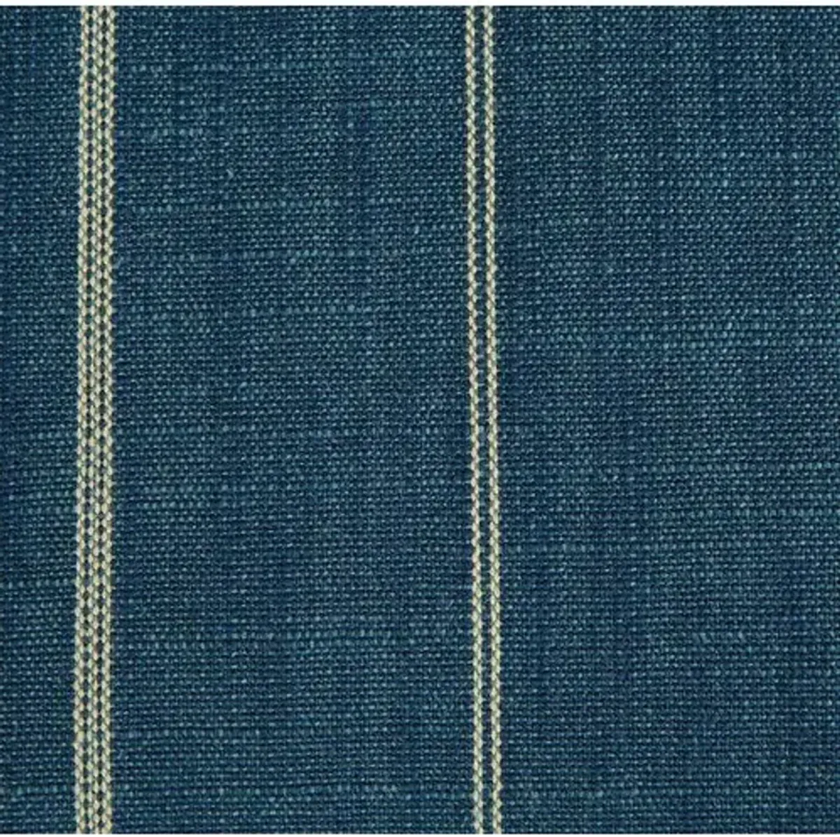 Tess Lumbar Pillow - Indigo Stripe