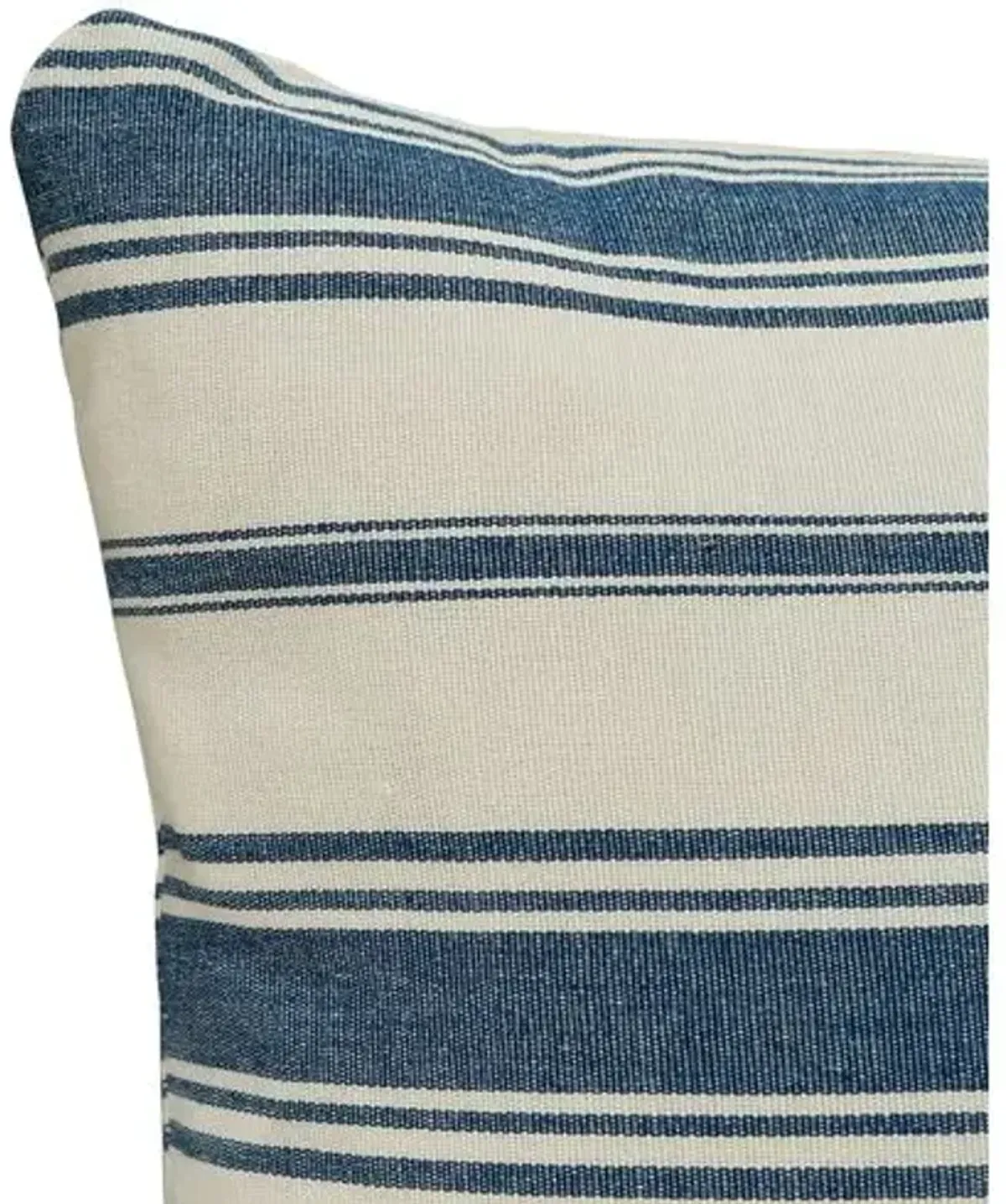 Nessa Pillow - Royal Blue Stripe