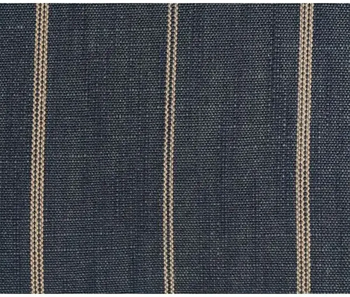 Tess Pillow - Indigo Stripe