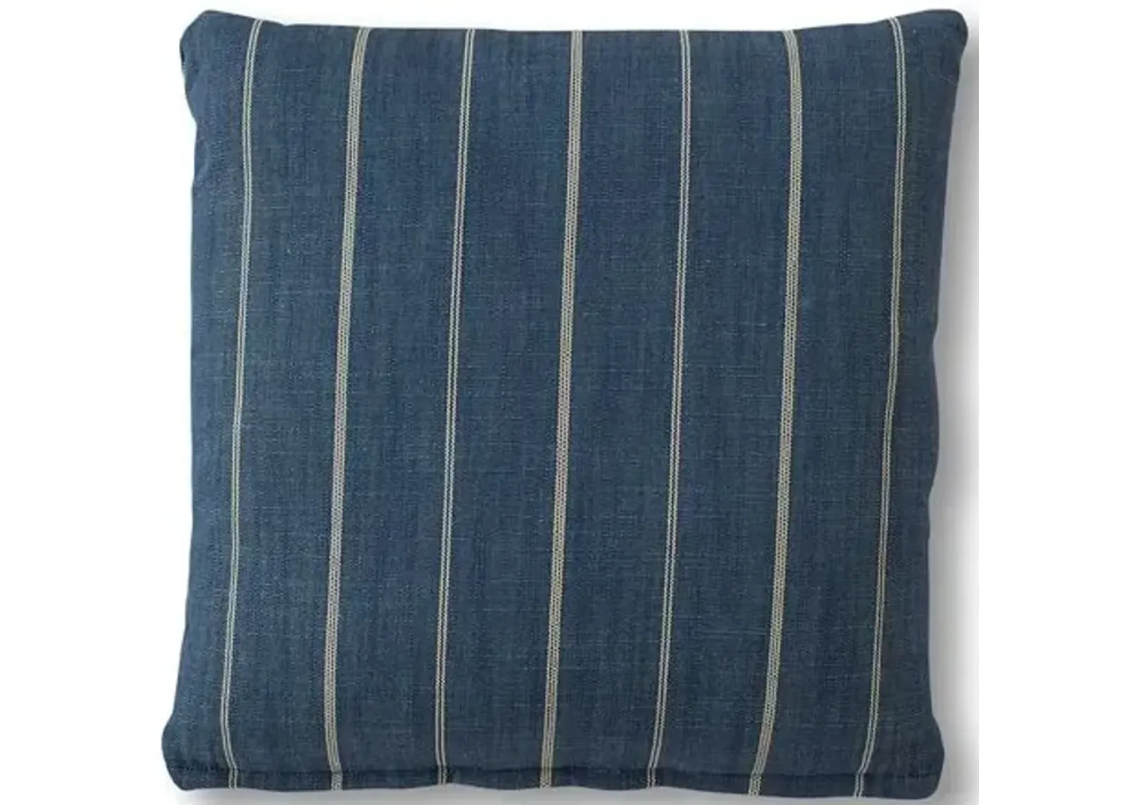 Tess Pillow - Indigo Stripe