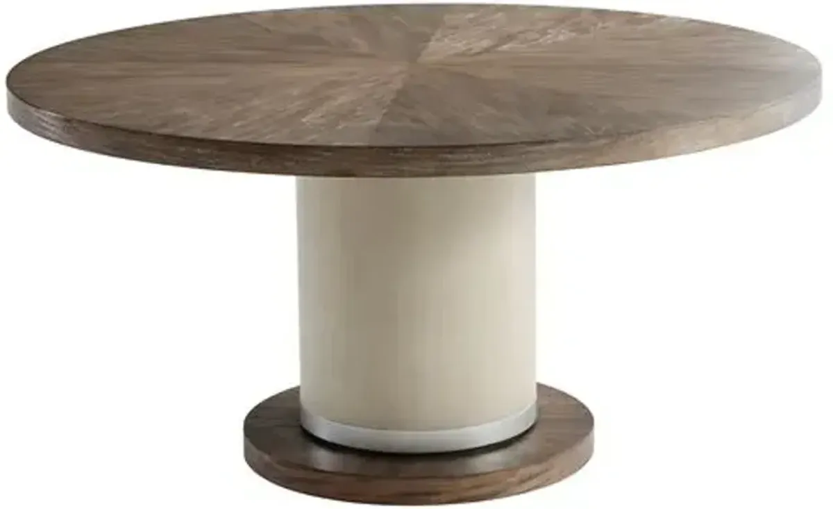 Sabon Faux-Shagreen Dining Table - Natural - TA Studio