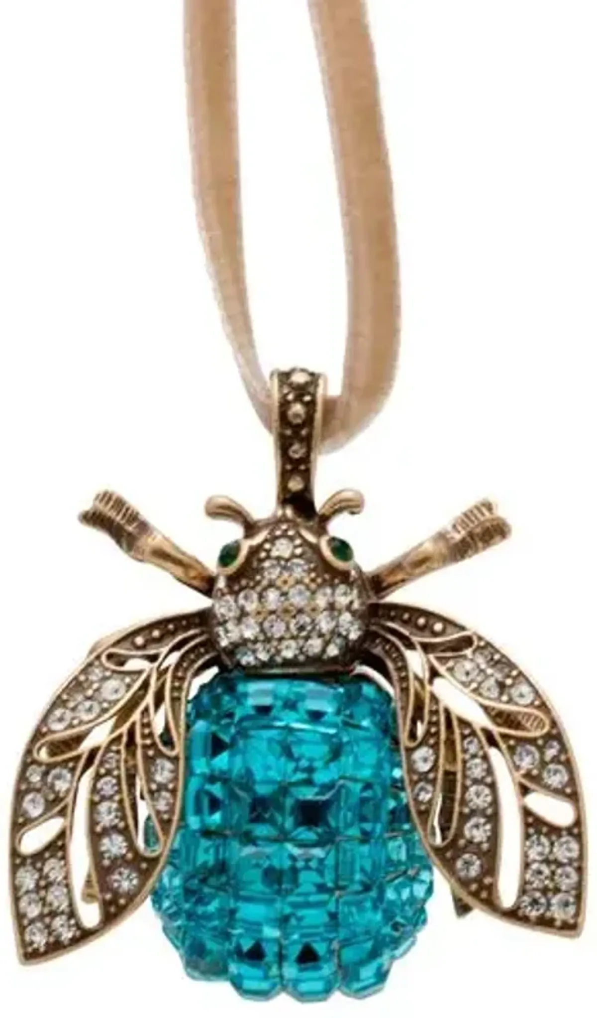 Sparkle Bee Ornament - Turquoise - Joanna Buchanan