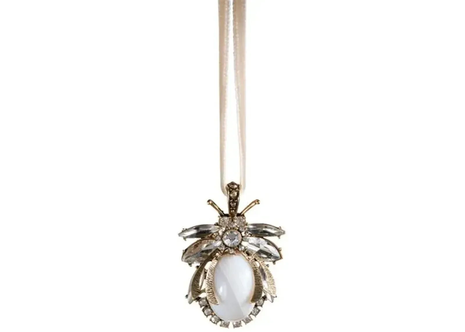 Vintage Bug Ornament - White - Joanna Buchanan