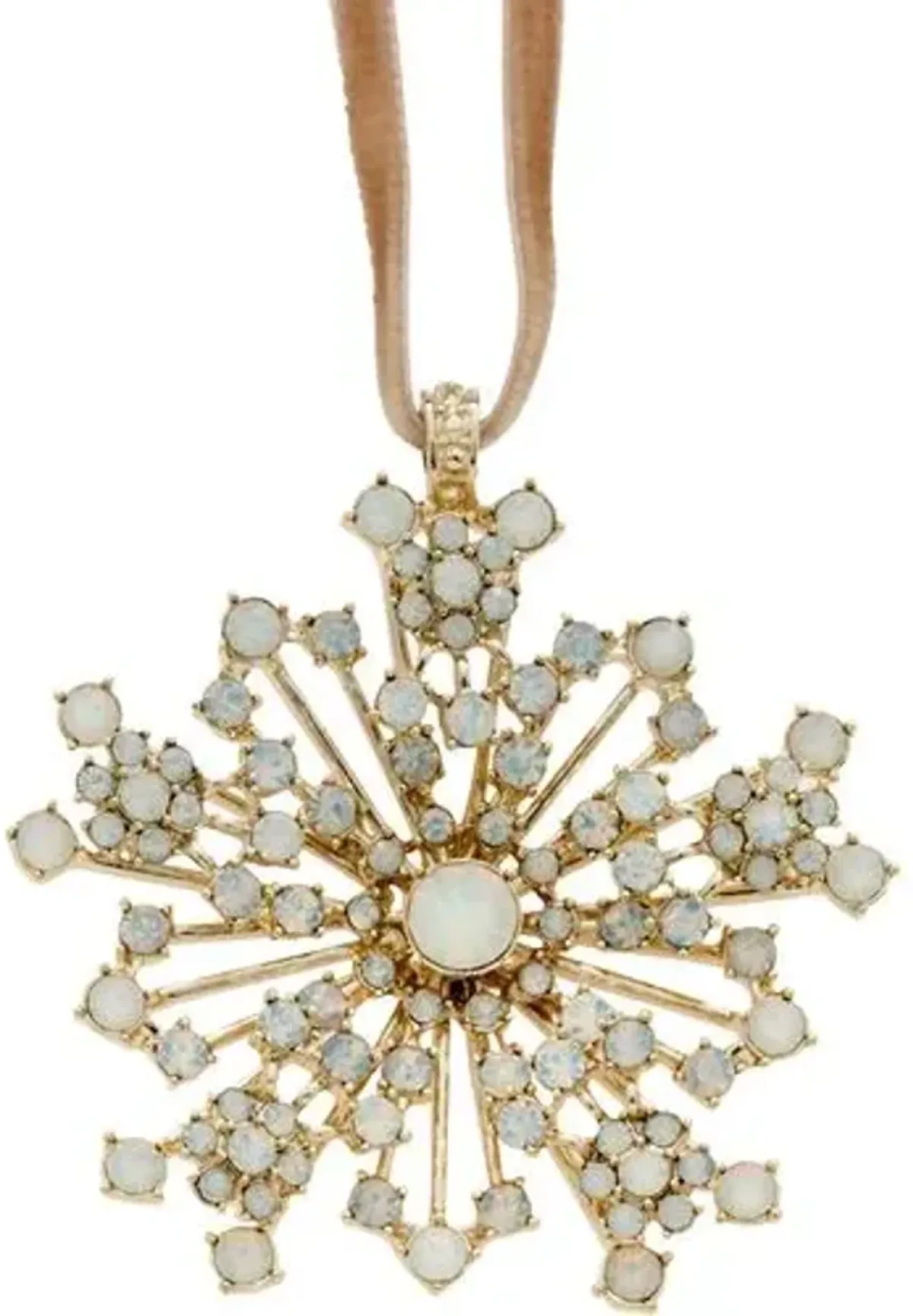 Sparkle Snowflake Ornament - Opal - Joanna Buchanan - Gold