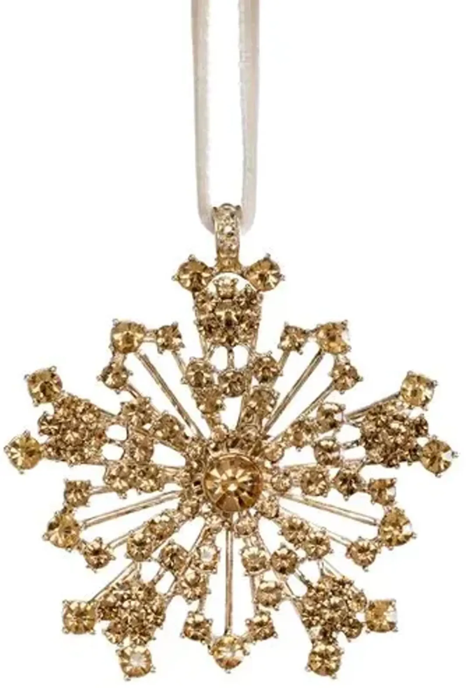 Sparkle Snowflake Ornament - Topaz - Joanna Buchanan