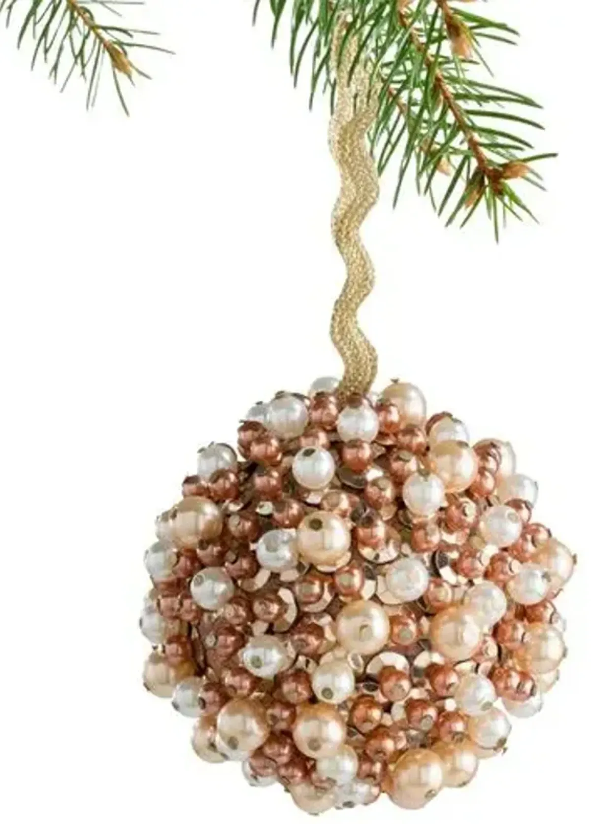 Pearl Ball Ornament - Champagne - Joanna Buchanan