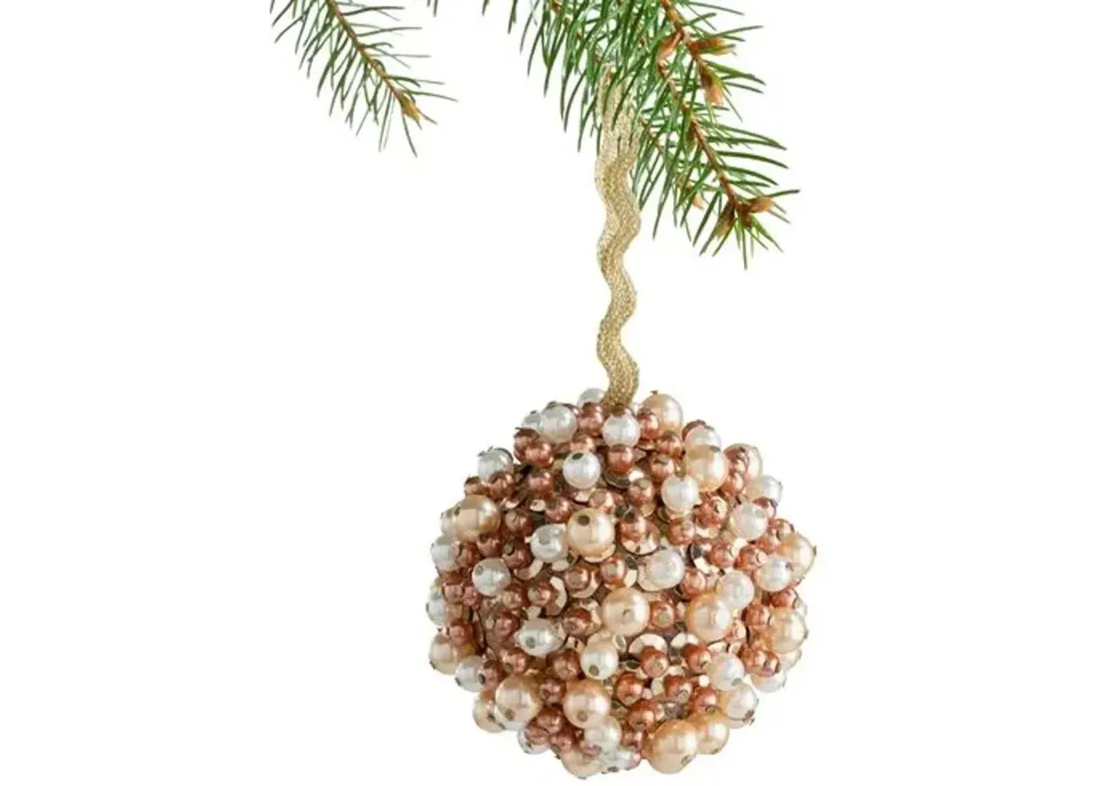 Pearl Ball Ornament - Champagne - Joanna Buchanan