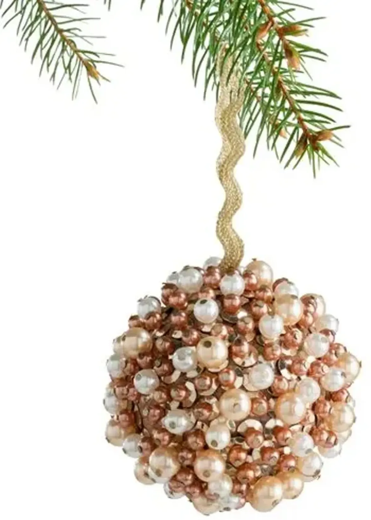 Pearl Ball Ornament - Champagne - Joanna Buchanan