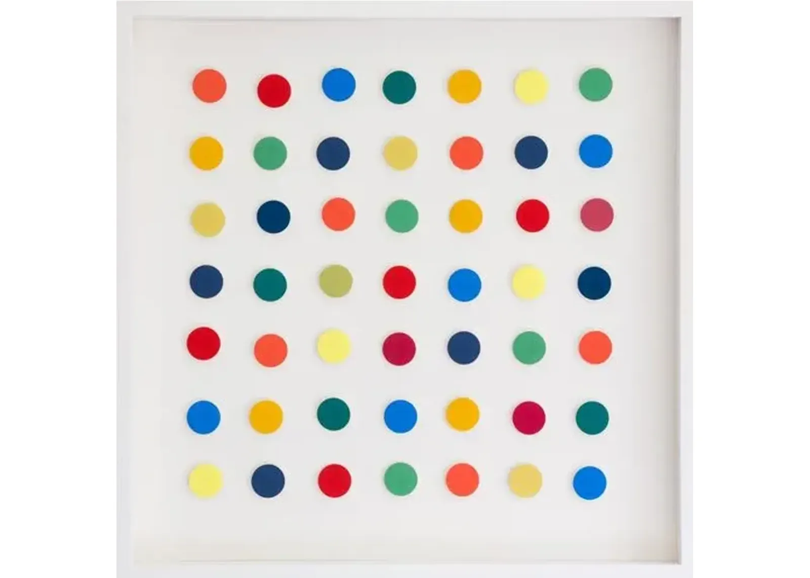 Dawn Wolfe - Rainbow Square Dot Collage - Dawn Wolfe Design - Multi