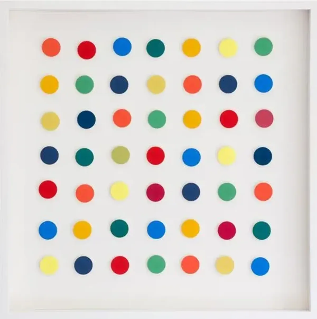 Dawn Wolfe - Rainbow Square Dot Collage - Dawn Wolfe Design - Multi