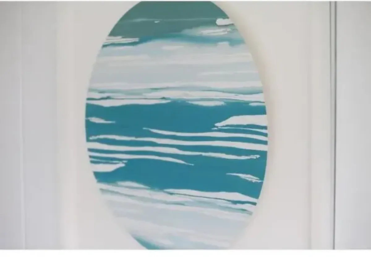 Dawn Wolfe - Ocean Circle - Dawn Wolfe Design - Blue