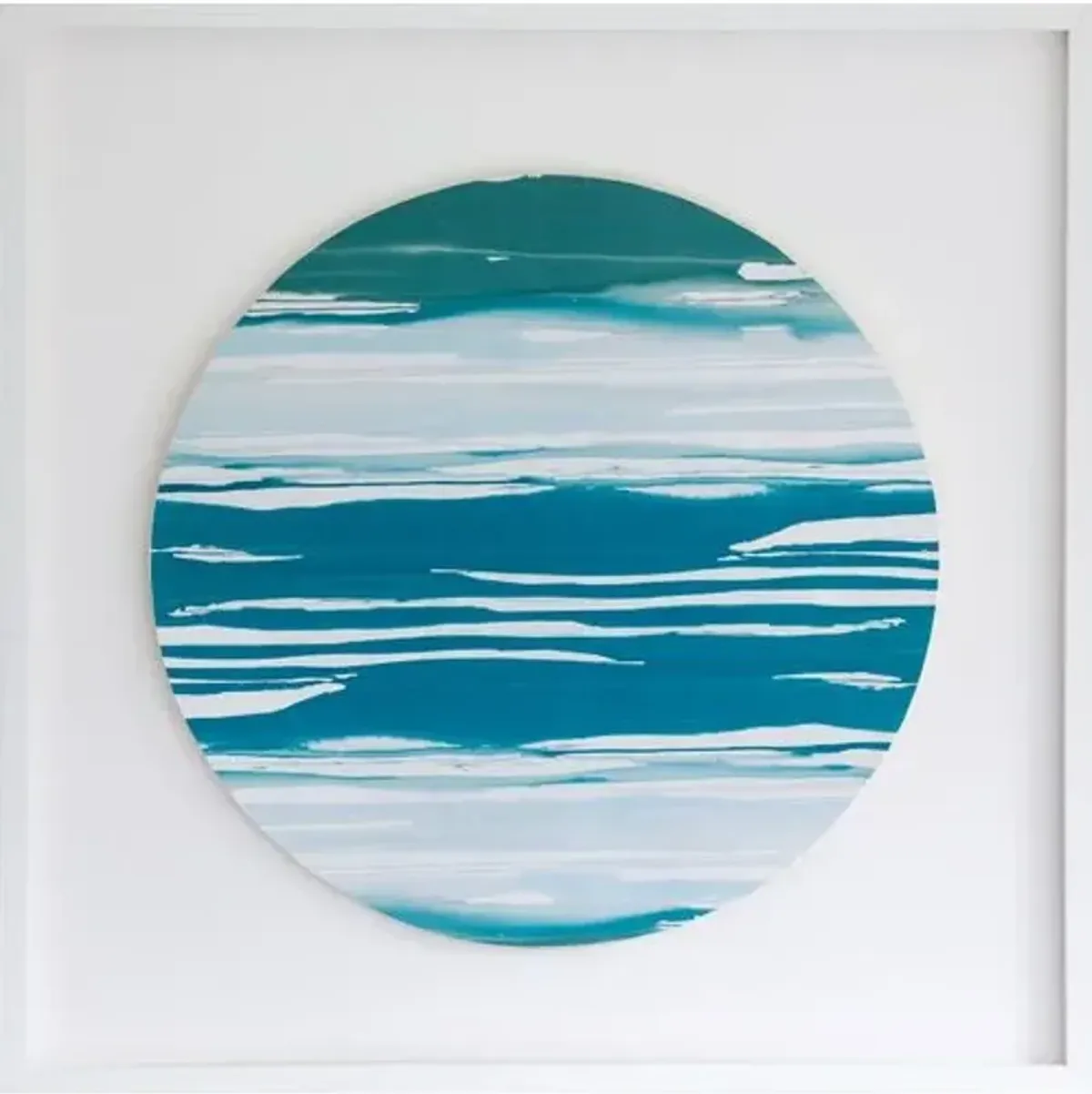 Dawn Wolfe - Ocean Circle - Dawn Wolfe Design - Blue