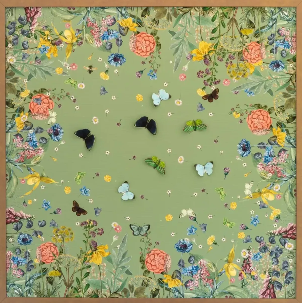 Dawn Wolfe, Green Scarf w/ Butterflies