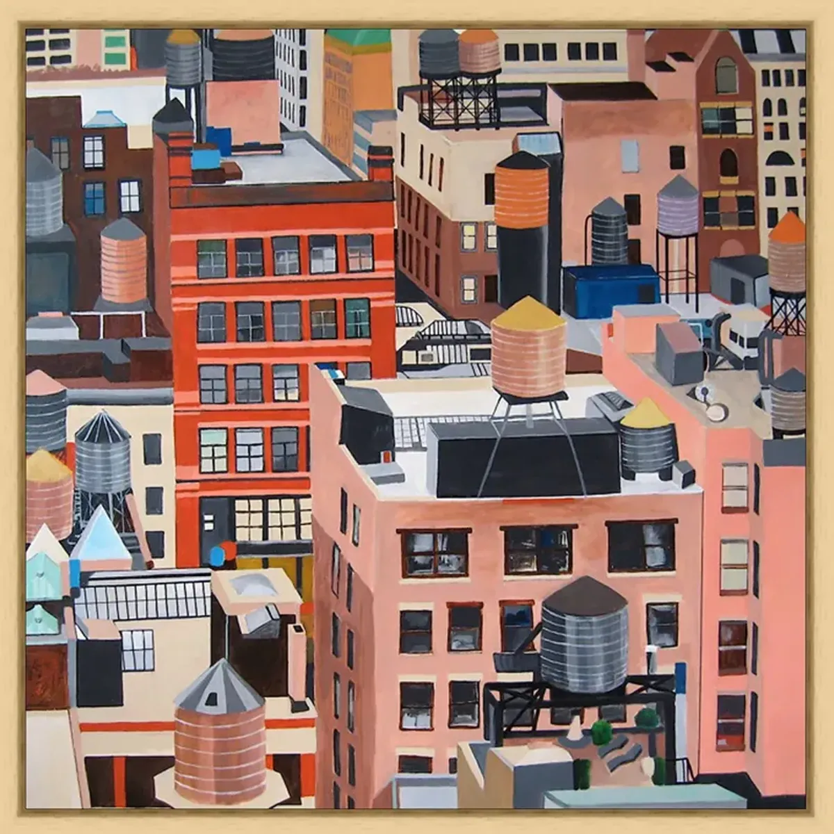 Toni Silber-Delerive, NYC Water Tanks