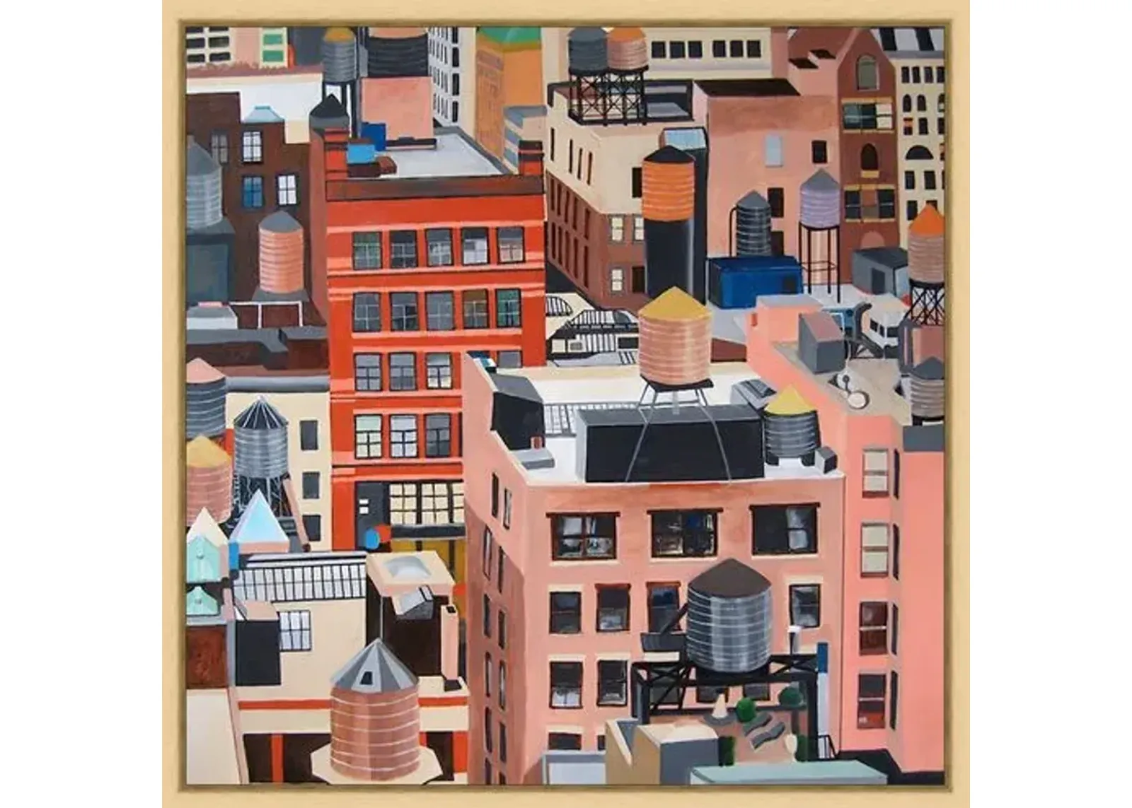 Toni Silber-Delerive - NYC Water Tanks