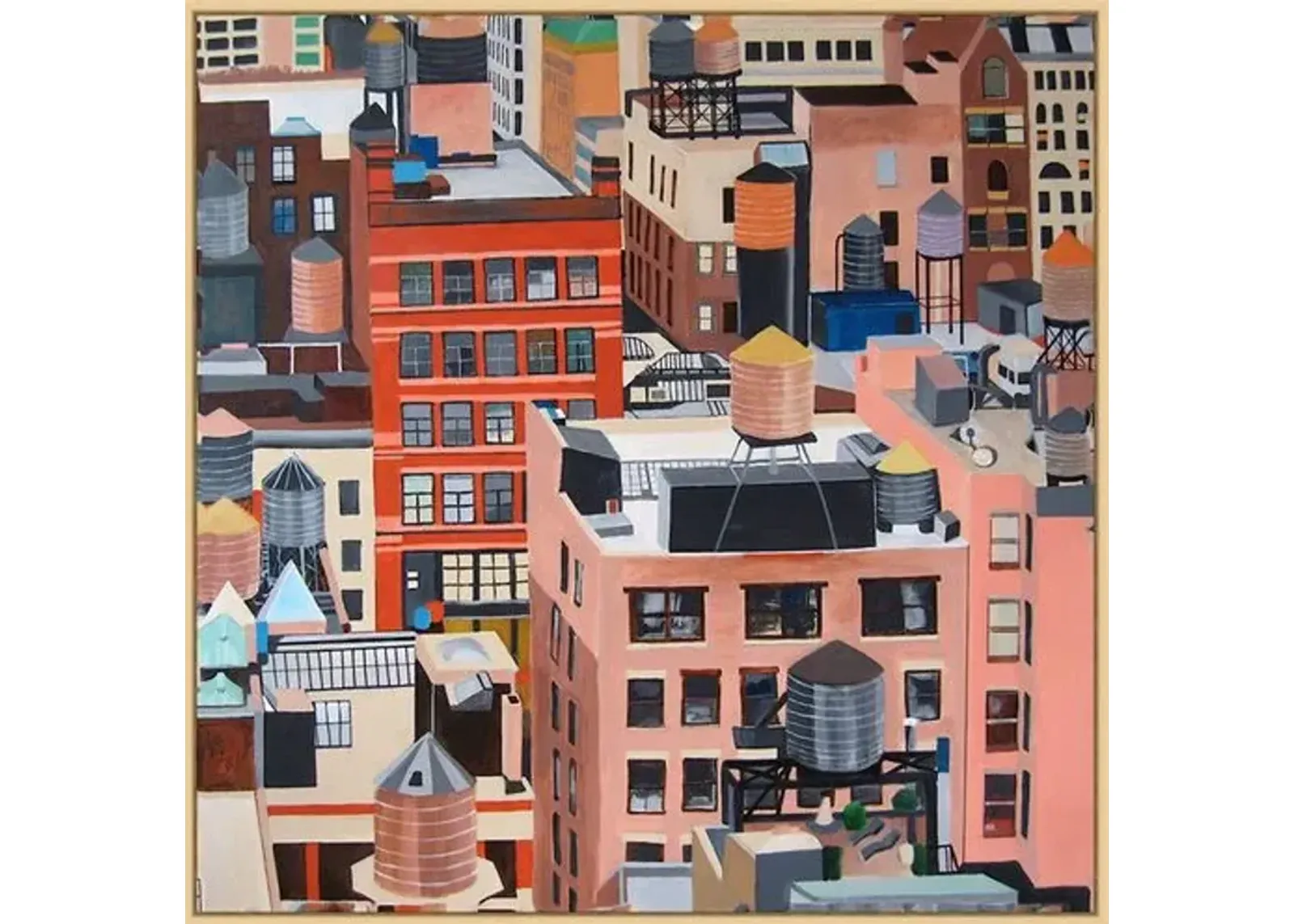 Toni Silber-Delerive - NYC Water Tanks