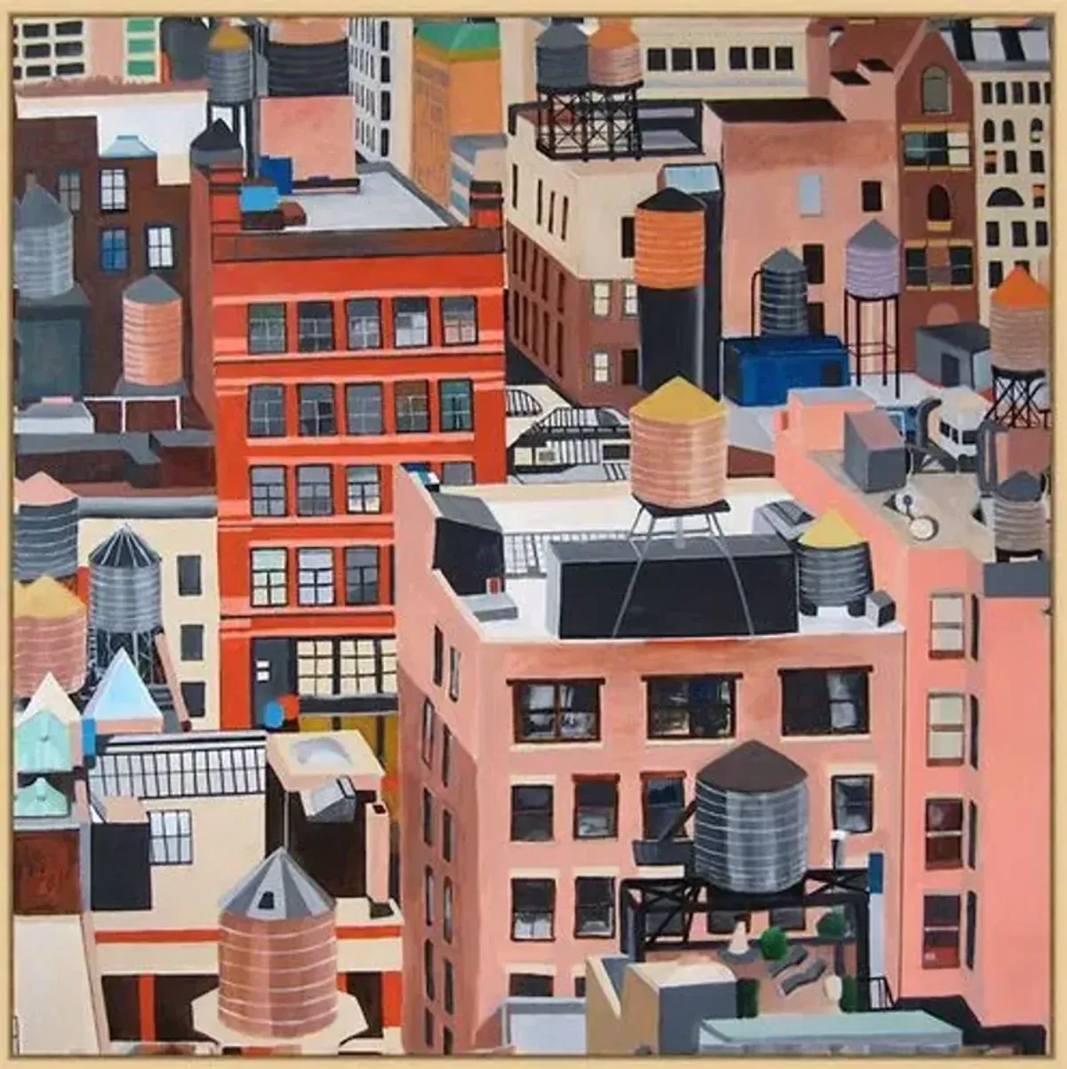 Toni Silber-Delerive - NYC Water Tanks