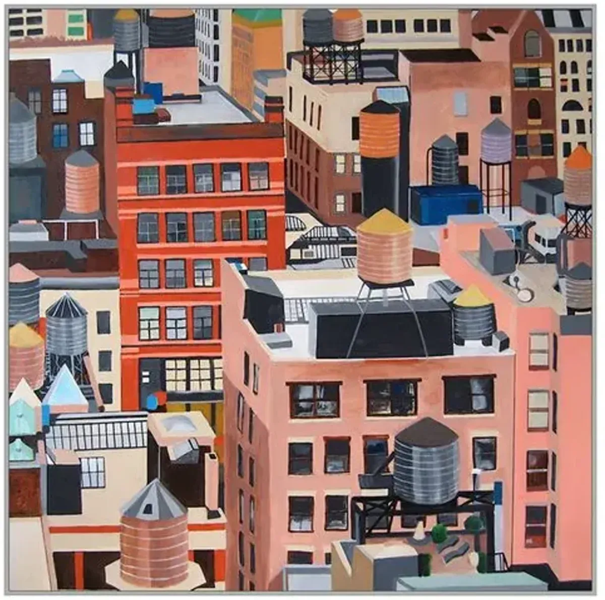 Toni Silber-Delerive - NYC Water Tanks