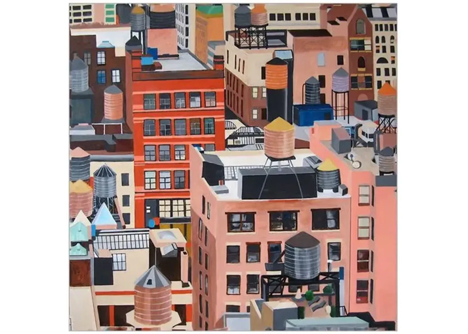 Toni Silber-Delerive - NYC Water Tanks