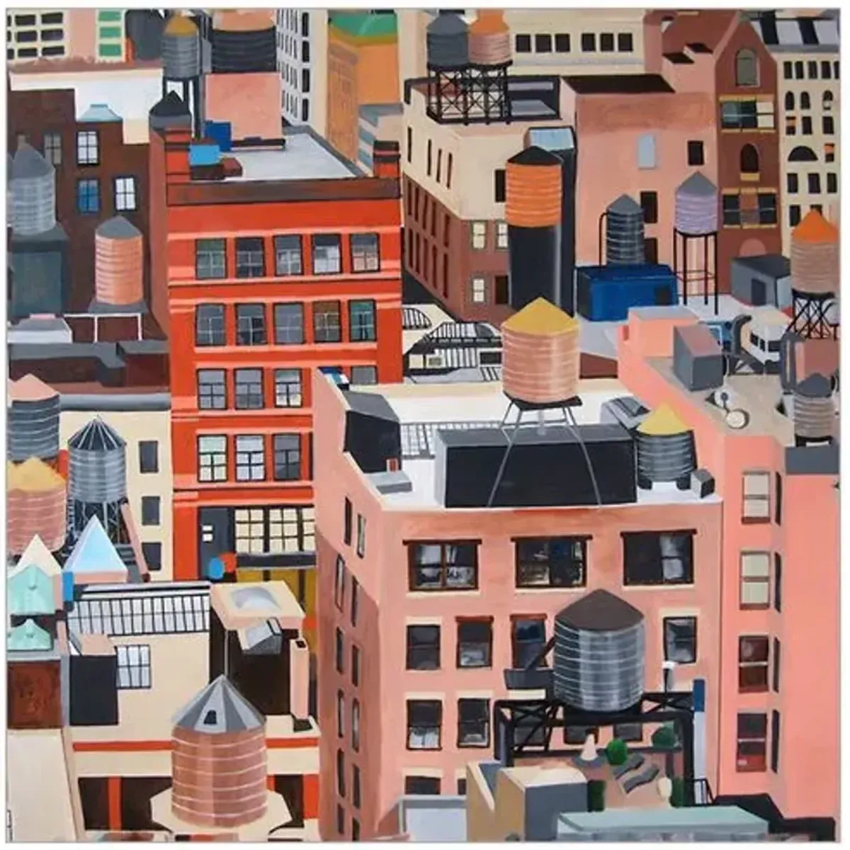 Toni Silber-Delerive - NYC Water Tanks