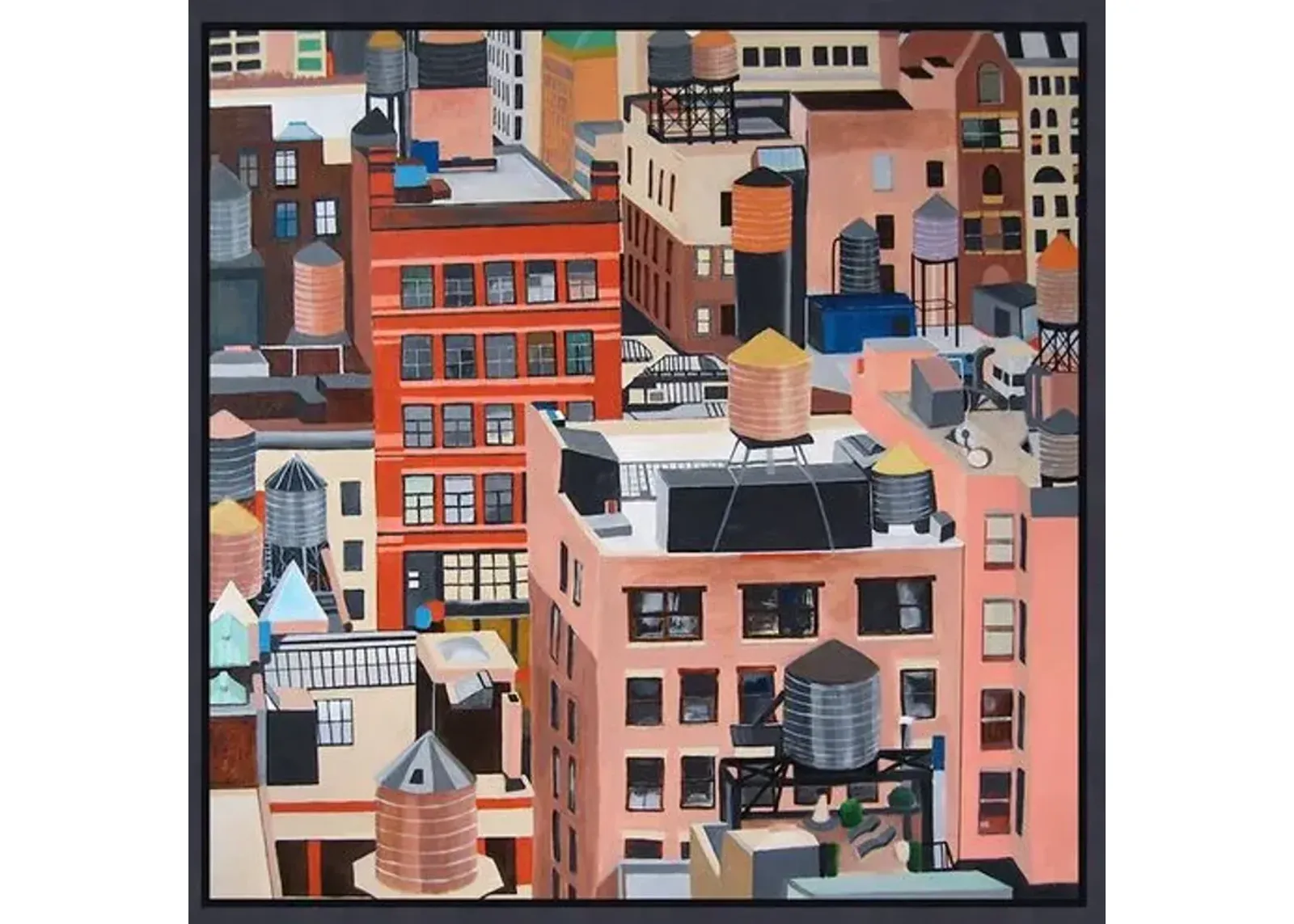 Toni Silber-Delerive - NYC Water Tanks