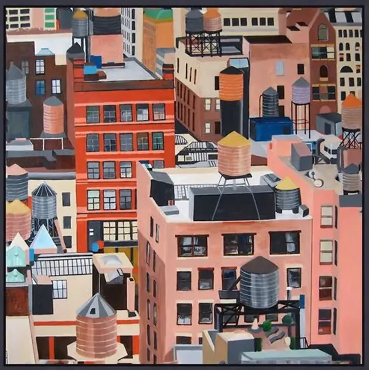 Toni Silber-Delerive - NYC Water Tanks