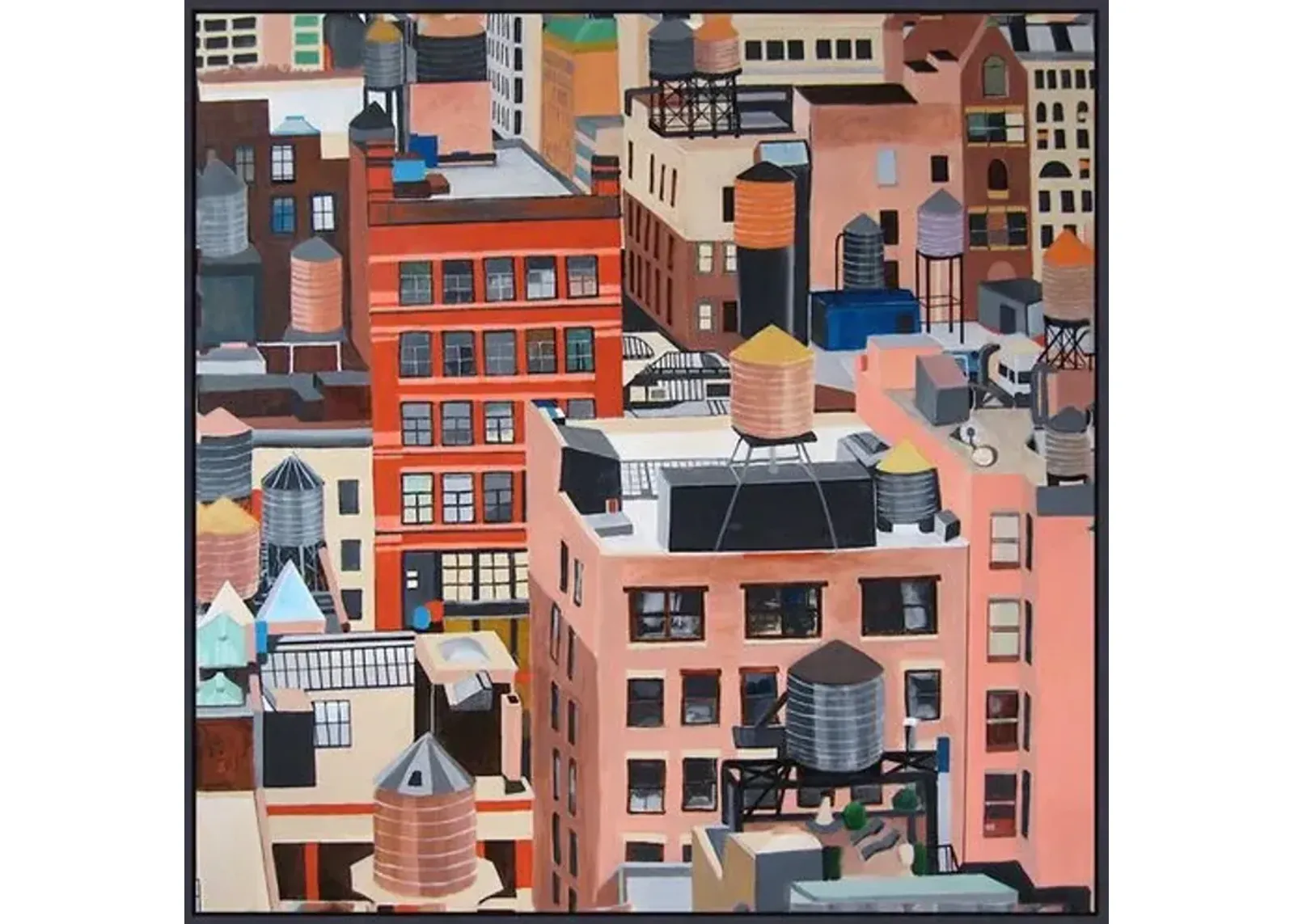 Toni Silber-Delerive - NYC Water Tanks