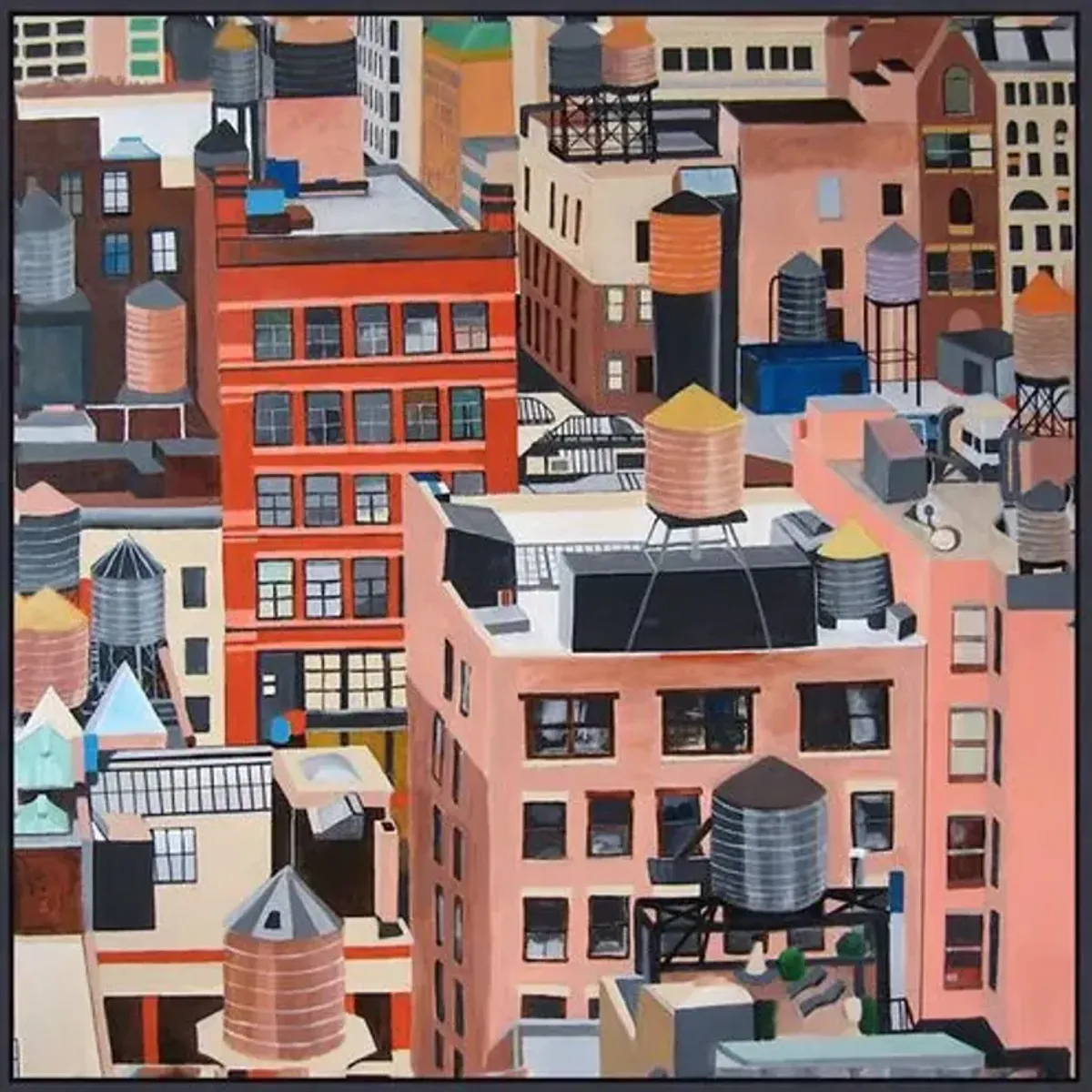 Toni Silber-Delerive - NYC Water Tanks