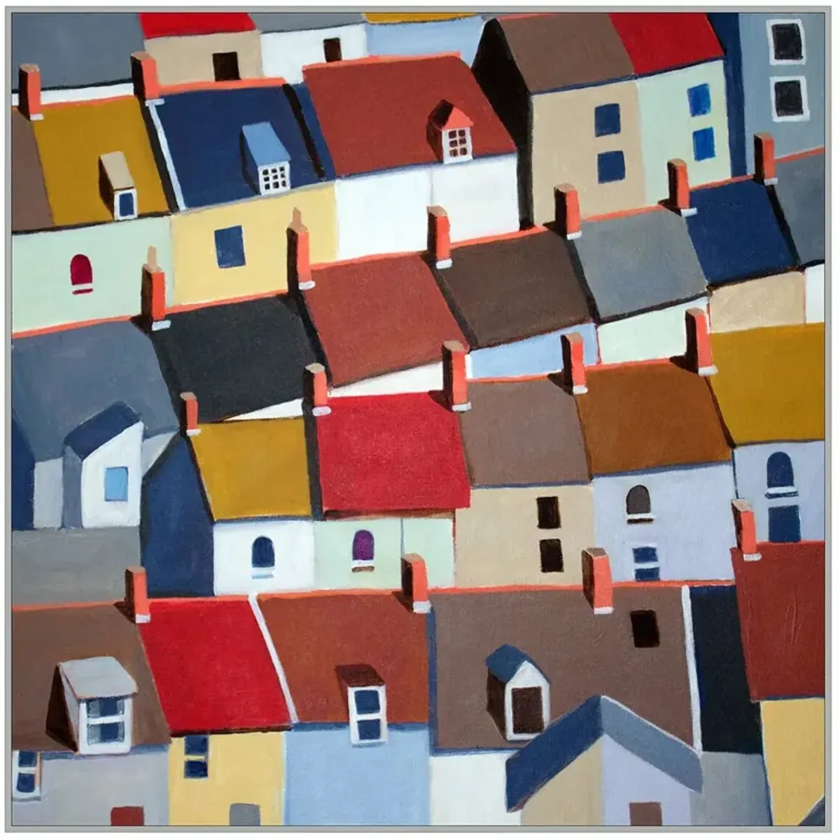Toni Silber-Delerive, London Terraced Buildings