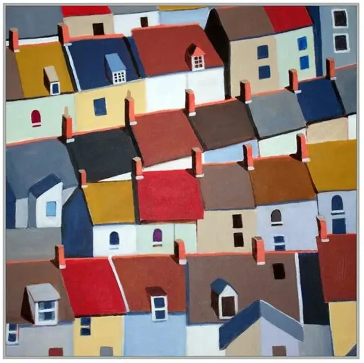 Toni Silber-Delerive - London Terraced Buildings