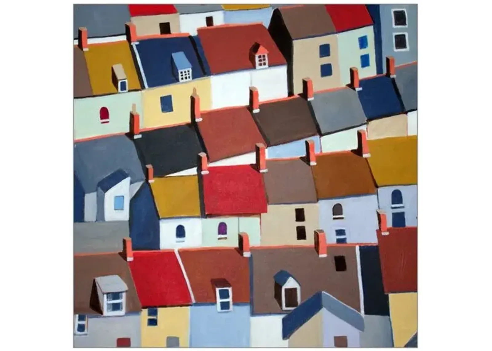 Toni Silber-Delerive - London Terraced Buildings