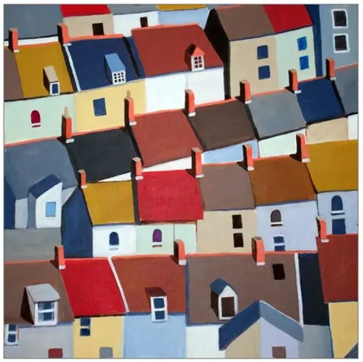 Toni Silber-Delerive - London Terraced Buildings