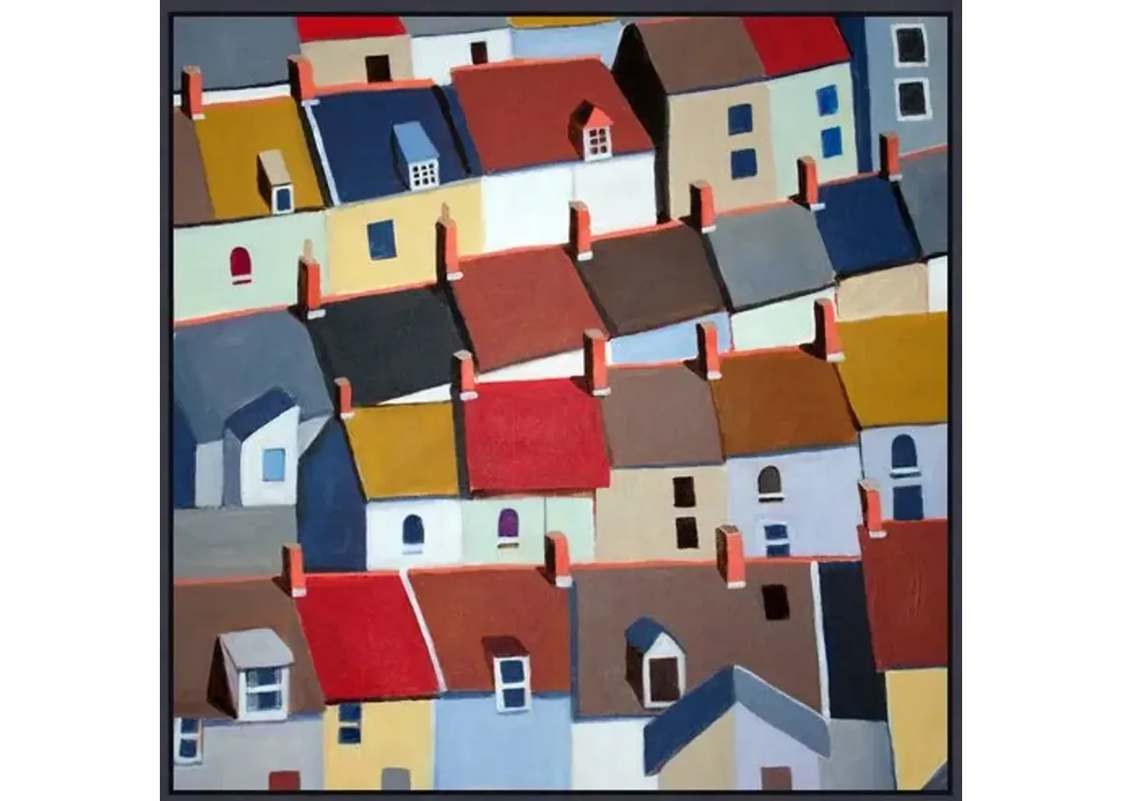 Toni Silber-Delerive - London Terraced Buildings