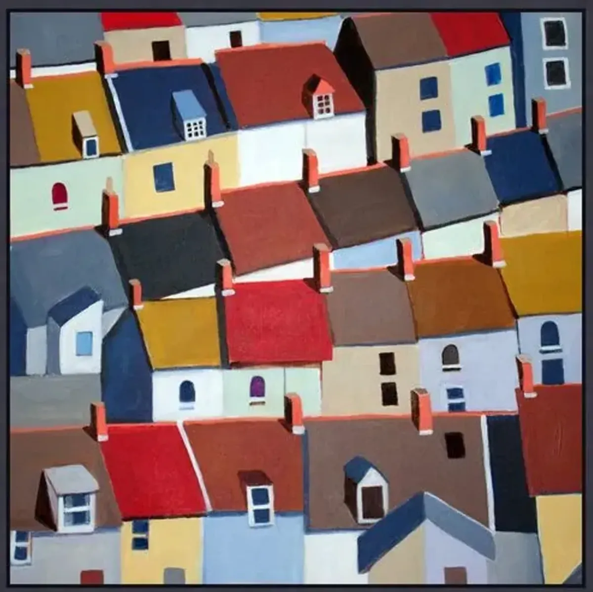 Toni Silber-Delerive - London Terraced Buildings