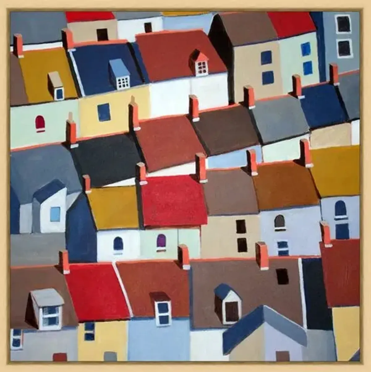 Toni Silber-Delerive - London Terraced Buildings