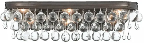 Calypso 6-Light Bath Bar - Crystorama - Brown