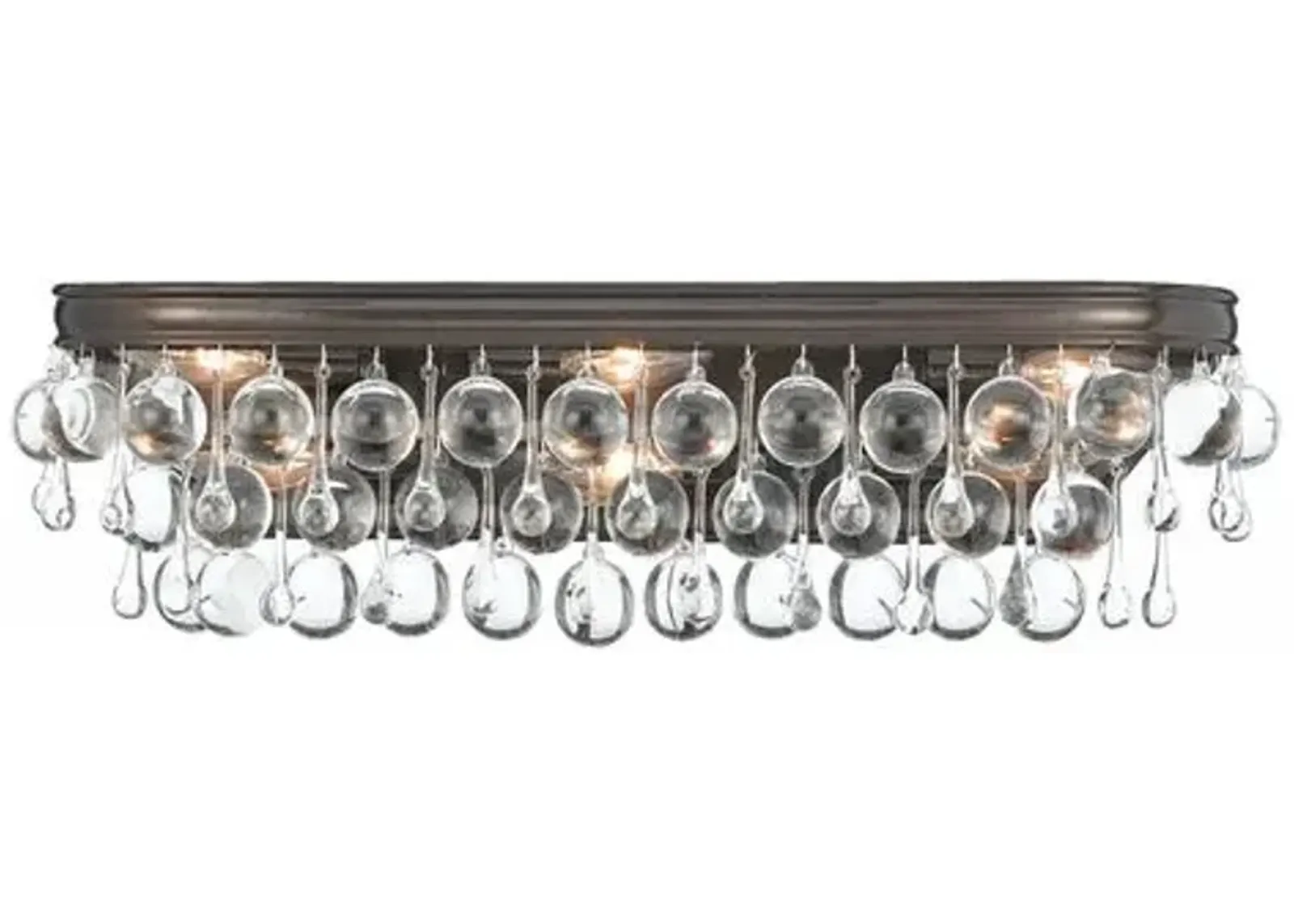 Calypso 6-Light Bath Bar - Crystorama - Brown