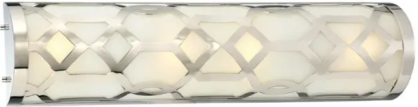 1-Light Bath Bar - Polished Nickel - Crystorama - Silver