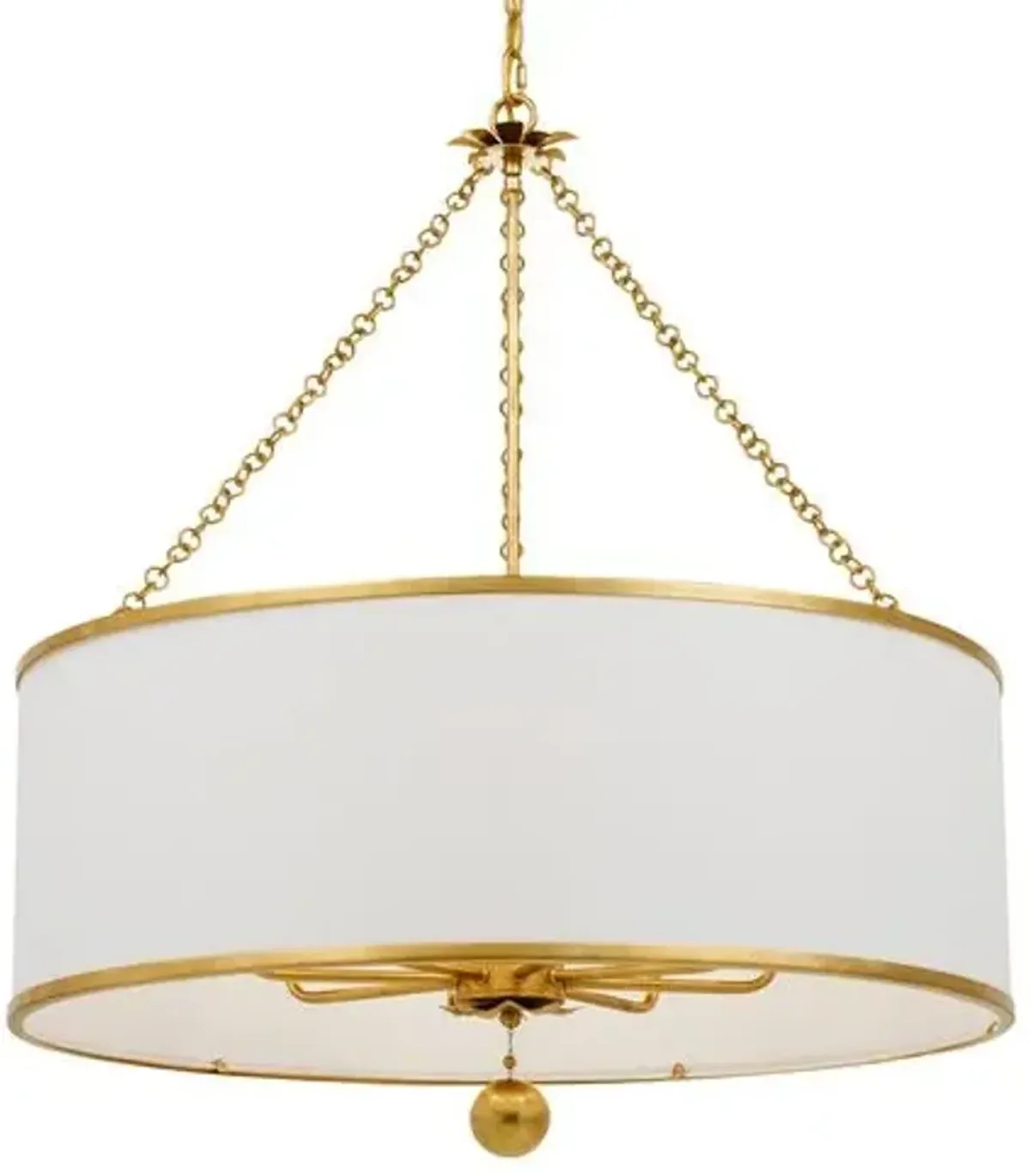 Broche Chandelier - Antiqued Gold - Crystorama