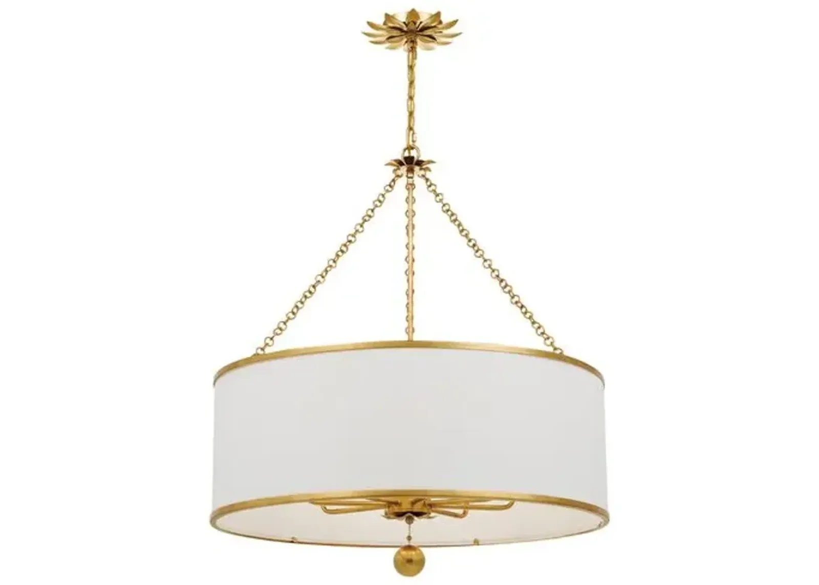 Broche Chandelier - Antiqued Gold - Crystorama