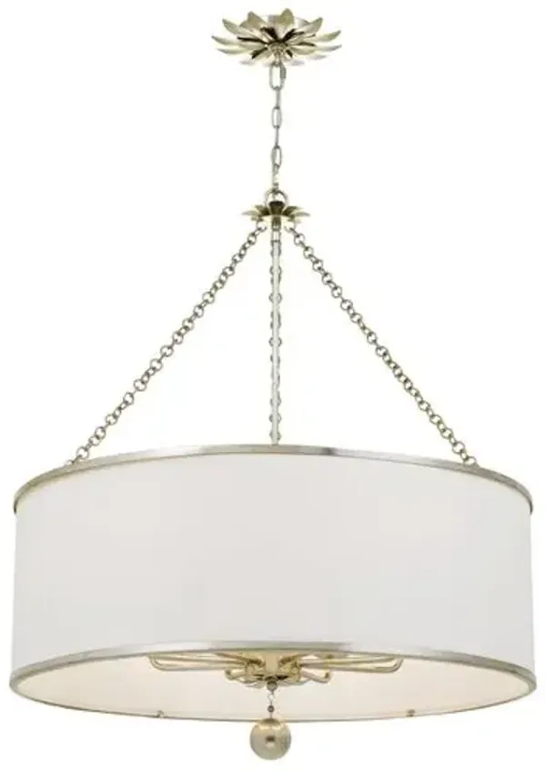 Broche Chandelier - Crystorama - Silver