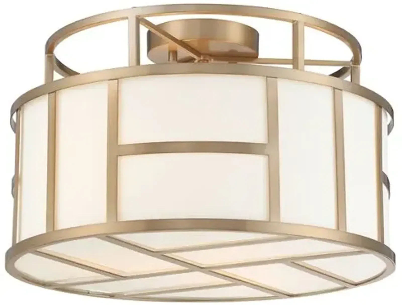 Danielson 4-Light Flush Mount - Vibrant Gold - Crystorama