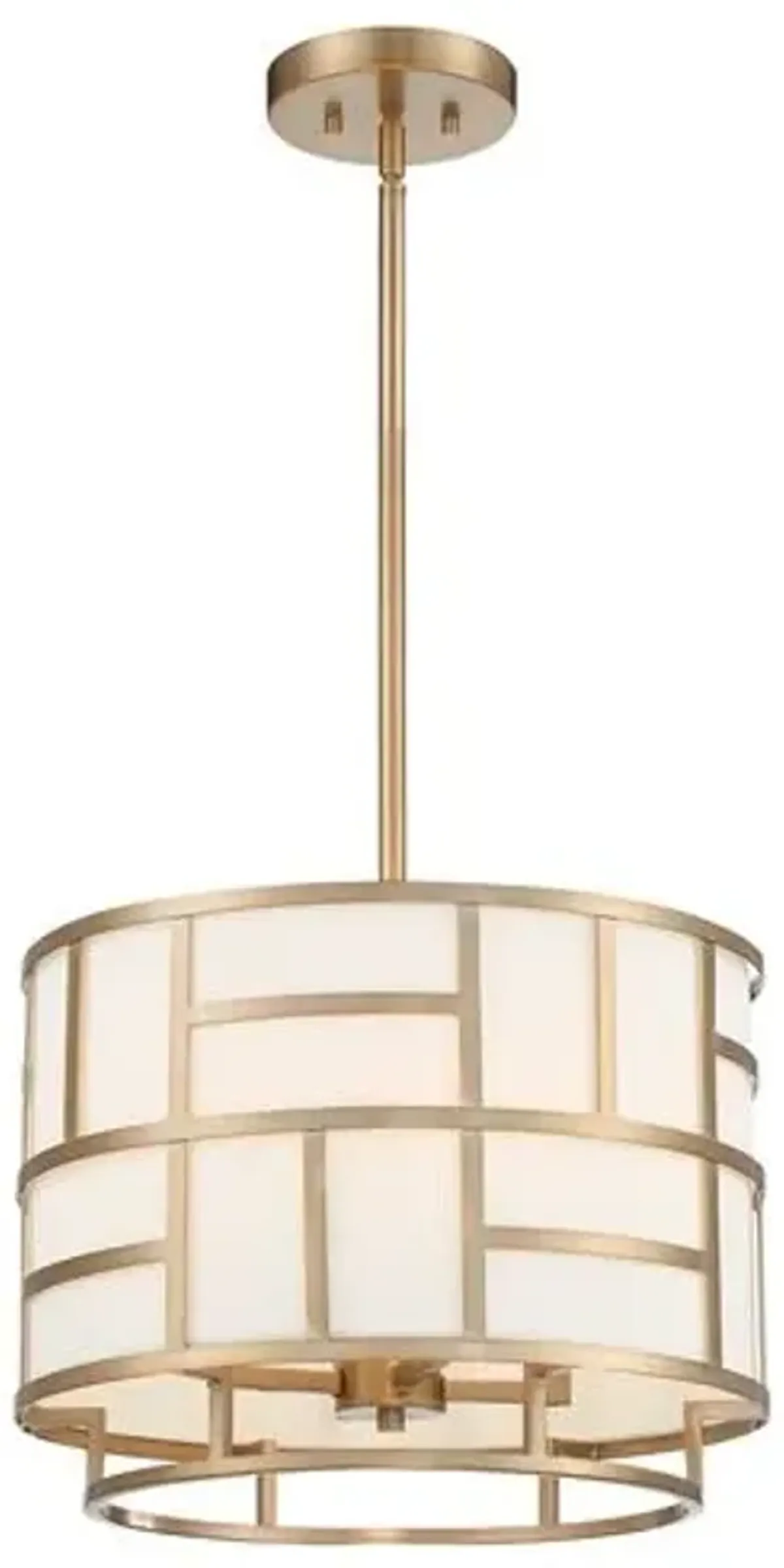 Danielson 4-Light Chandelier - Vibrant Gold - Crystorama