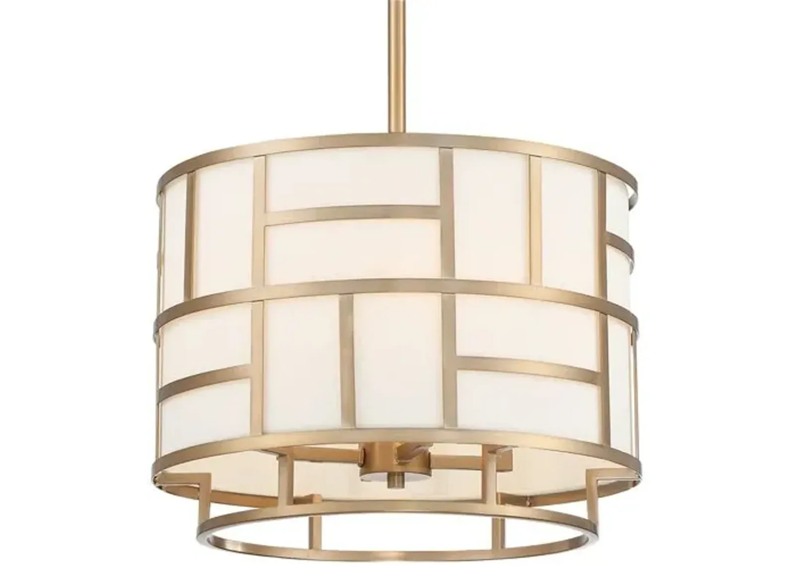 Danielson 4-Light Chandelier - Vibrant Gold - Crystorama