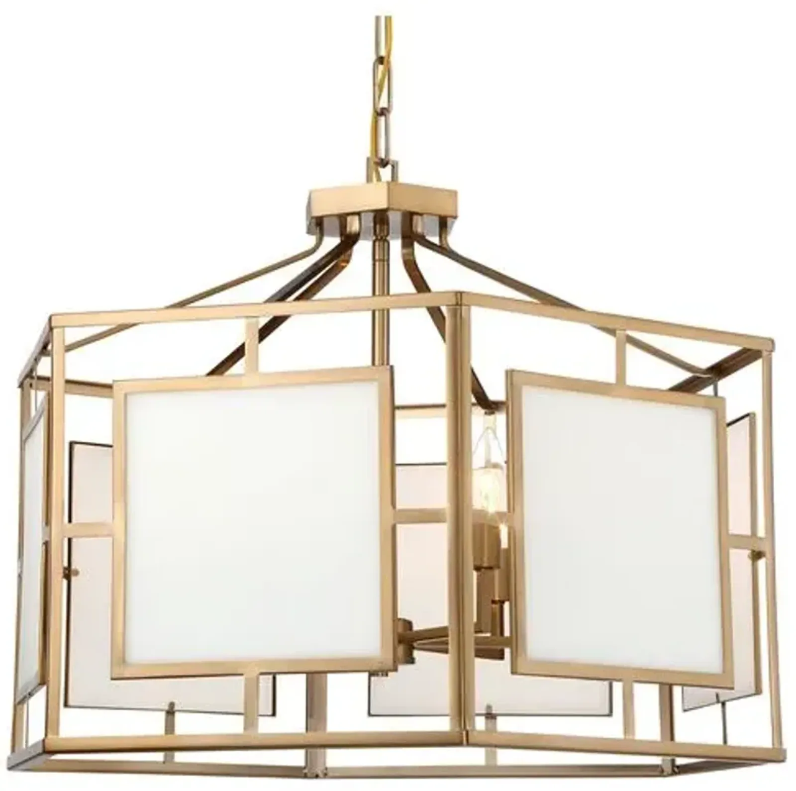 Hillcrest 6-Light Chandelier - Vibrant Gold - Crystorama