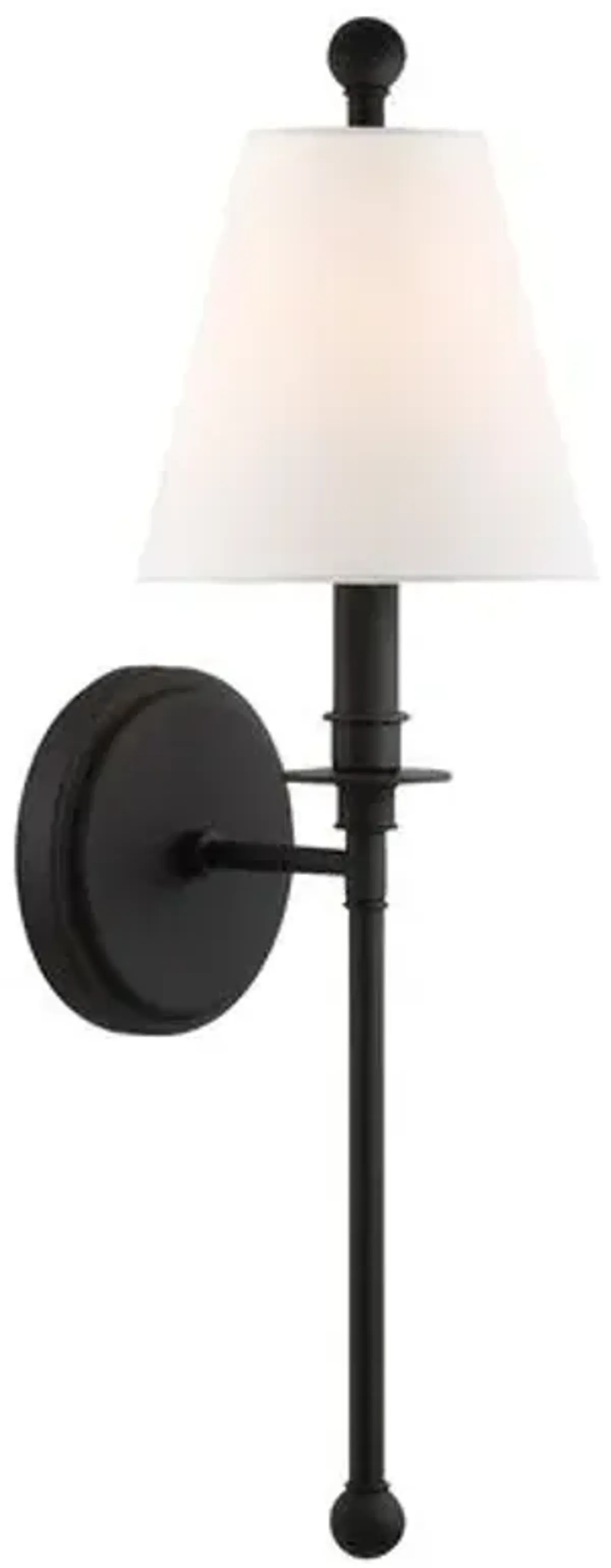 Riverdale Sconce - Black Forged - Crystorama