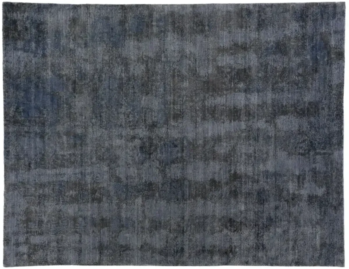 Milin Hand-Knotted Rug, Dark Blue