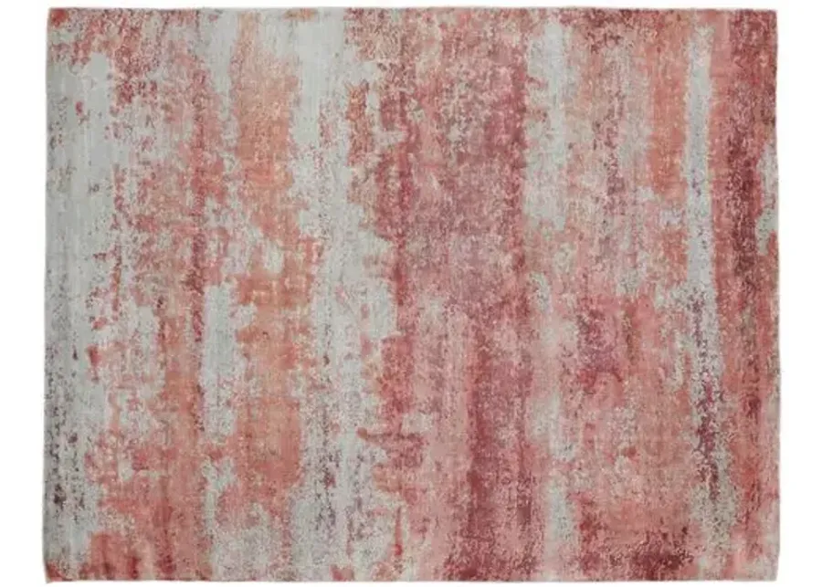 Lorni Hand-Knotted Rug - Pink - Exquisite Rugs - Handcrafted - Pink