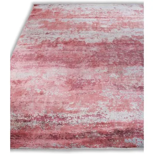 Lorni Hand-Knotted Rug - Pink - Exquisite Rugs - Handcrafted - Pink